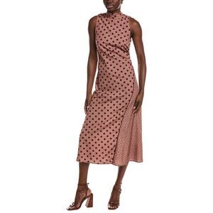 Moonsea Womens  Midi Dress, Brown